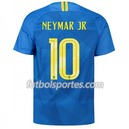 Camisetas Brasil Neymar Jr 10 Segunda Equipacion Mundial 2018